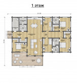 Дом из профилированного бруса VZ-404
